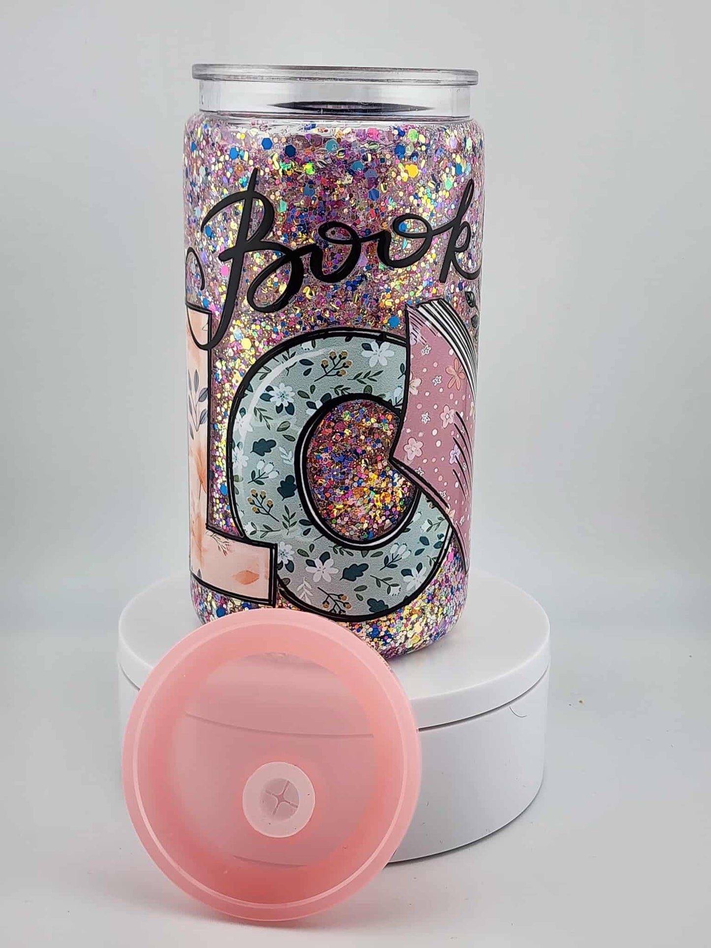Book Lover 16 oz Acrylic Snowglobe Tumbler