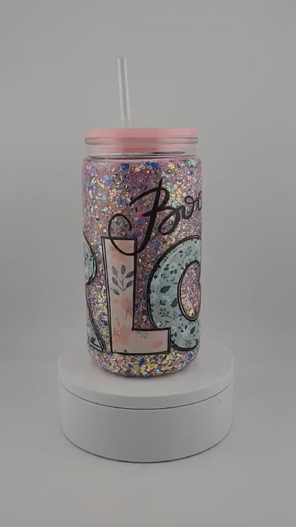 Book Lover 16 oz Acrylic Snowglobe Tumbler